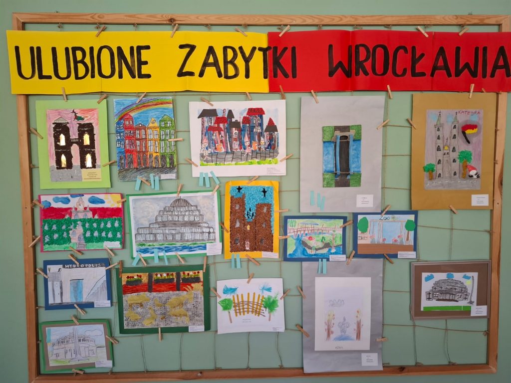 Ogłoszenie wyników międzyprzedszkolnego konkursu plastycznego „Ulubione zabytki Wrocławia”
