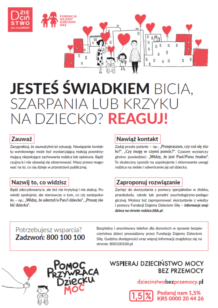 Wspierajmy Dzieciństwo bez Przemocy