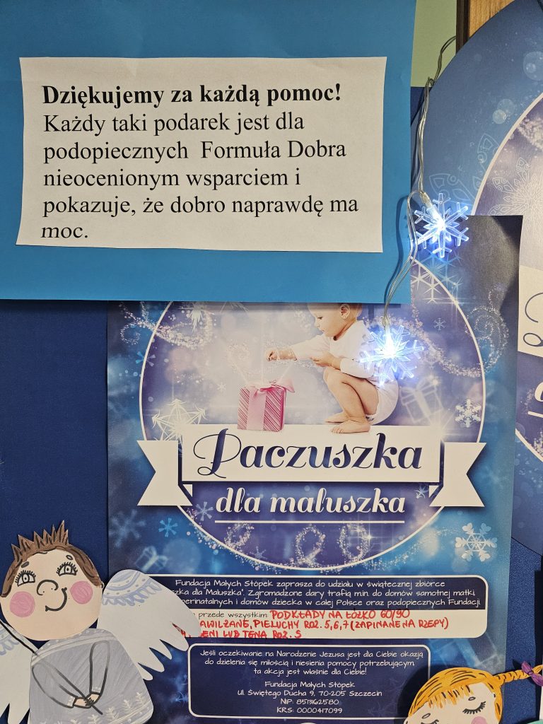 Ruszamy z akcją Paczuszka dla Maluszka - zachęcamy do udziału:)
